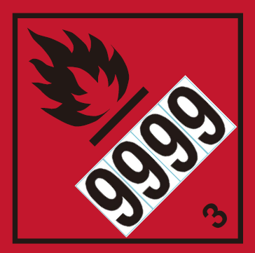 数字シール（イメージ）9999